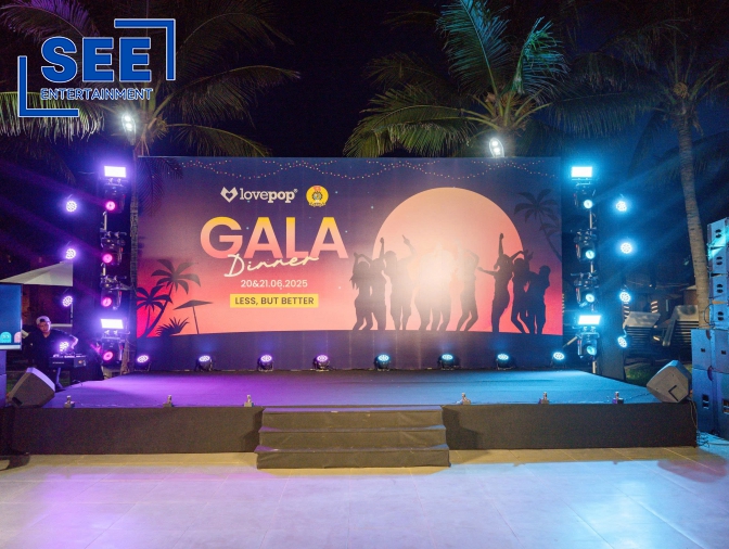 🌴 Gala Lovepop 2025 – Chill hết cỡ với “Less, But Better”