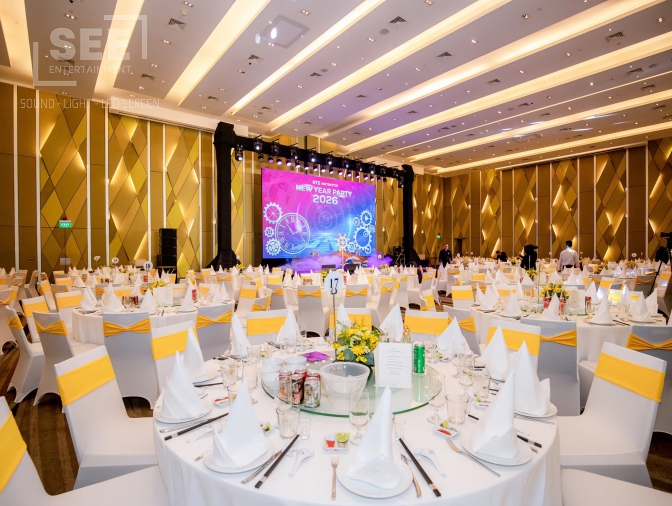 NOVOTEL | NEW YEAR PARTY 2026 - Nâng tầm trải nghiệm với hệ thống thiết bị trình diễn